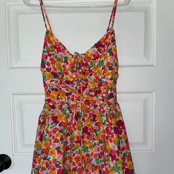 knee length dresses for ladies Barrett Mini Dress Dark Floral main image 0